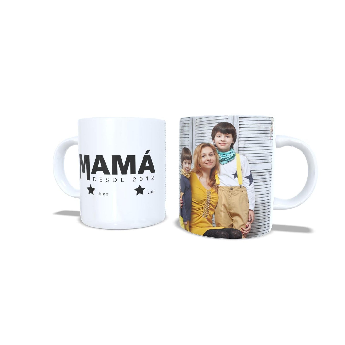 Con foto y nombres de hijos día de la madre mama desde