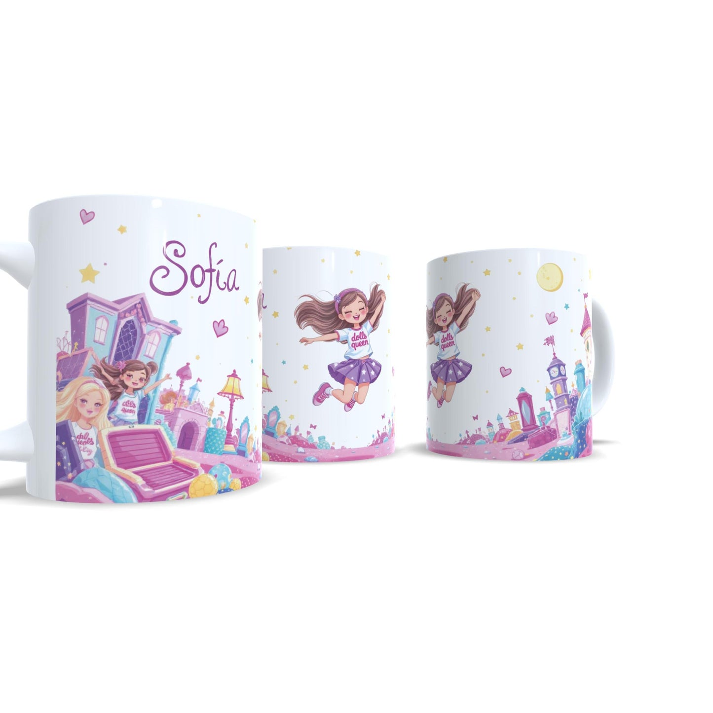 Muñeca Inspiración Barbie "Dolls Queen" - Taza personalizada