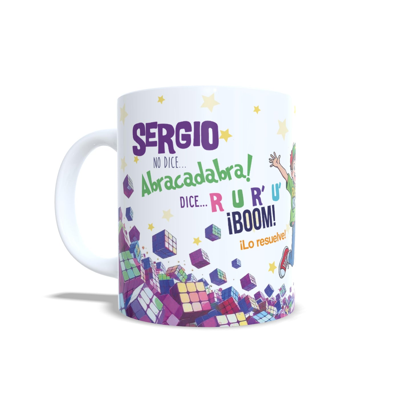 Cubo de Rubik King versión niño - Taza personalizada