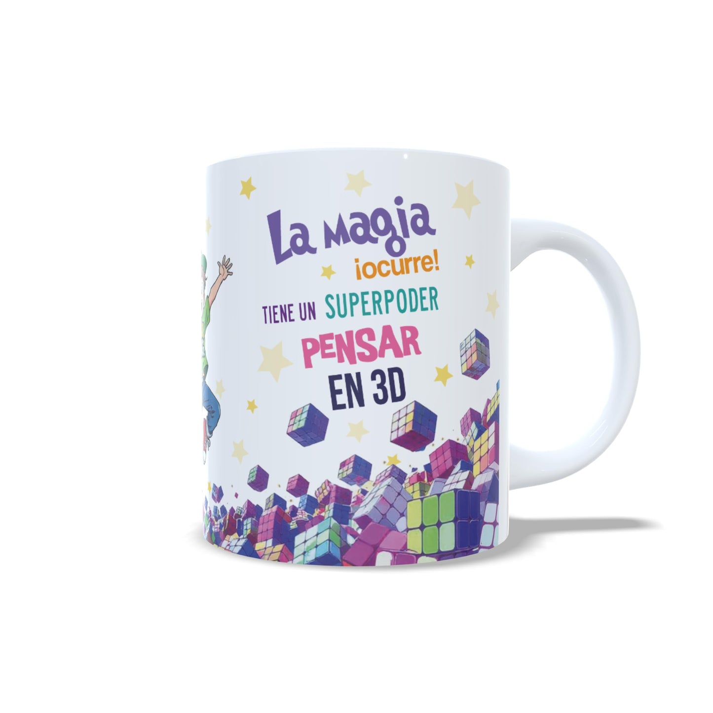 Cubo de Rubik King versión niño - Taza personalizada