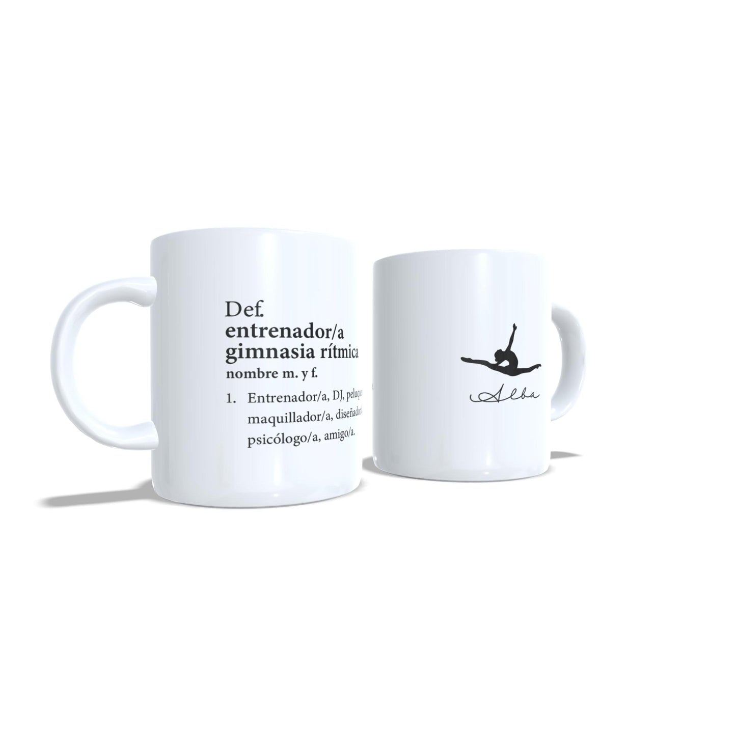 Definicion de entrenadora - Taza personalizada gimnasia ritmica
