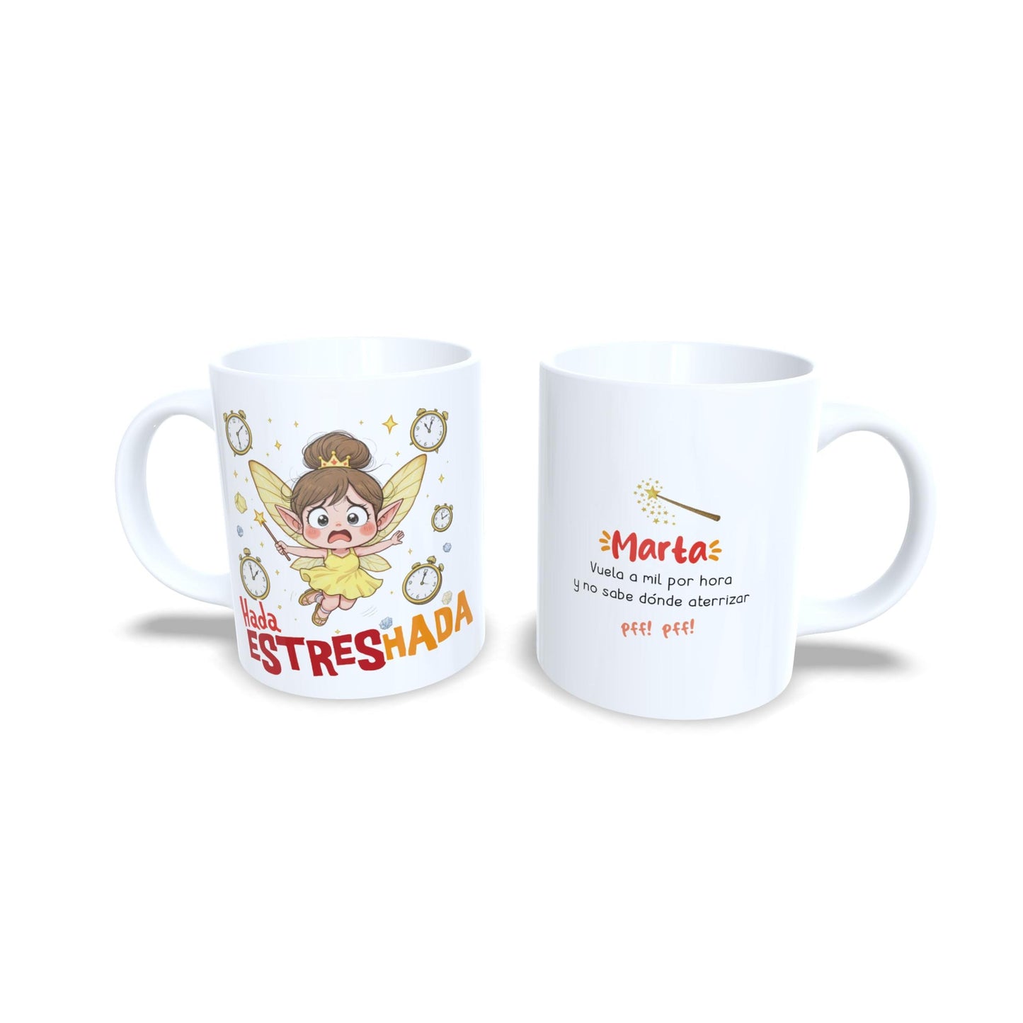 Hada Estresada Estreshada - Taza personalizada estres
