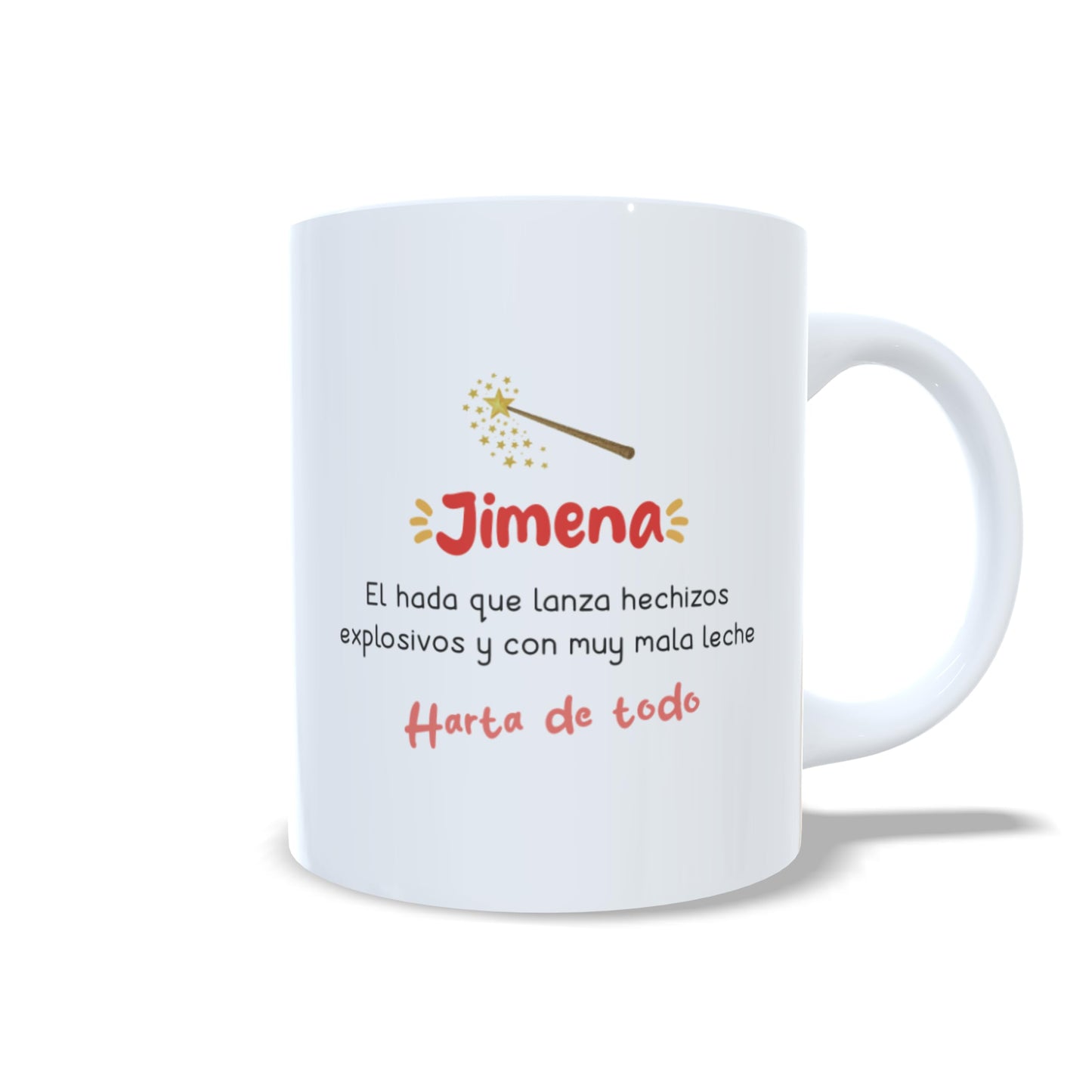 Hada Enfadada Enfadhada - Taza personalizada mal humor