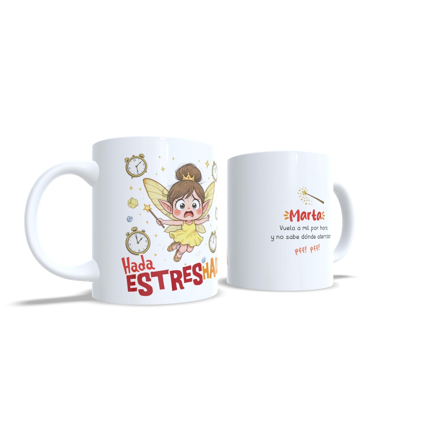 Hada Estresada Estreshada - Taza personalizada estres