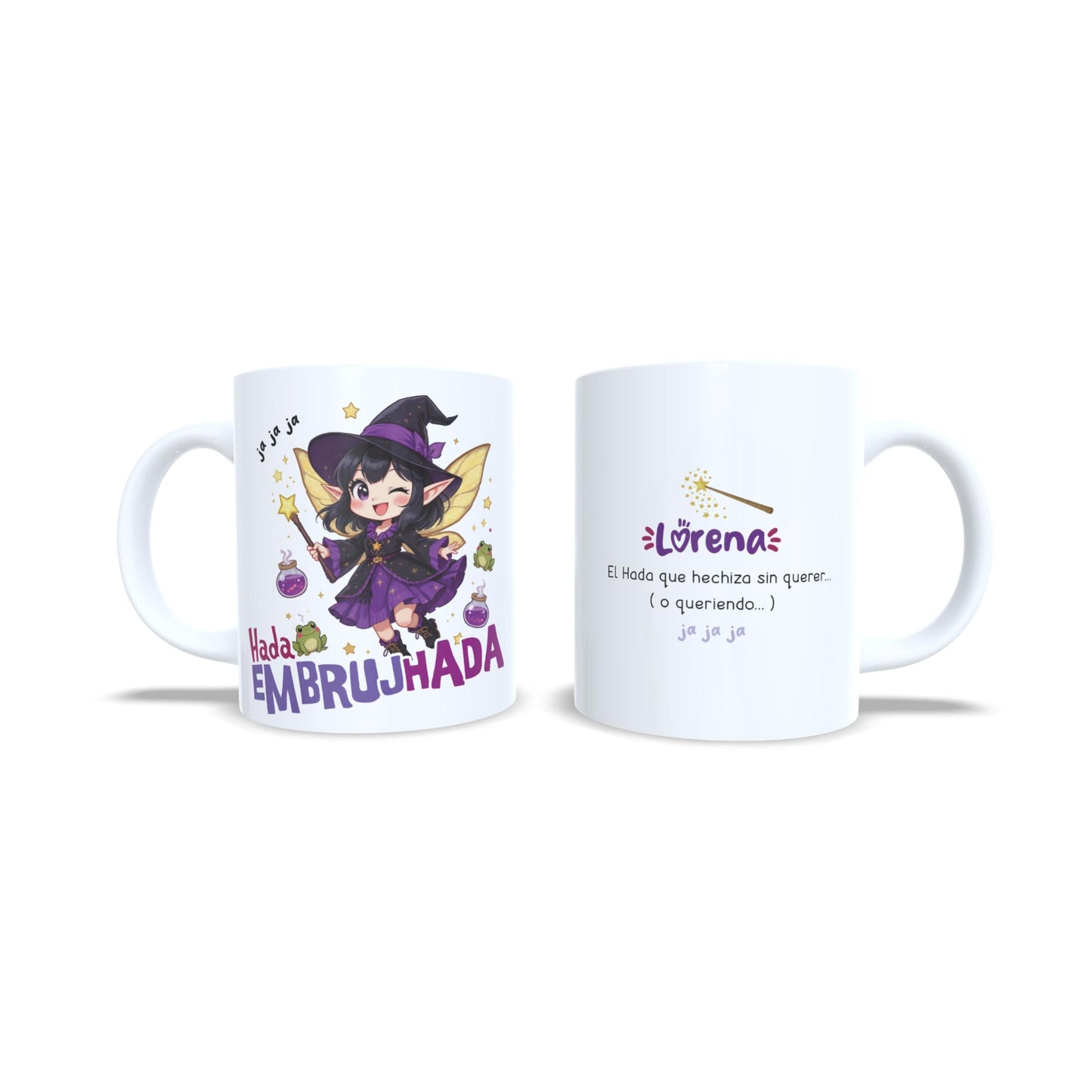 Hada embrujada embrujhada - Taza personalizada bruja halloween