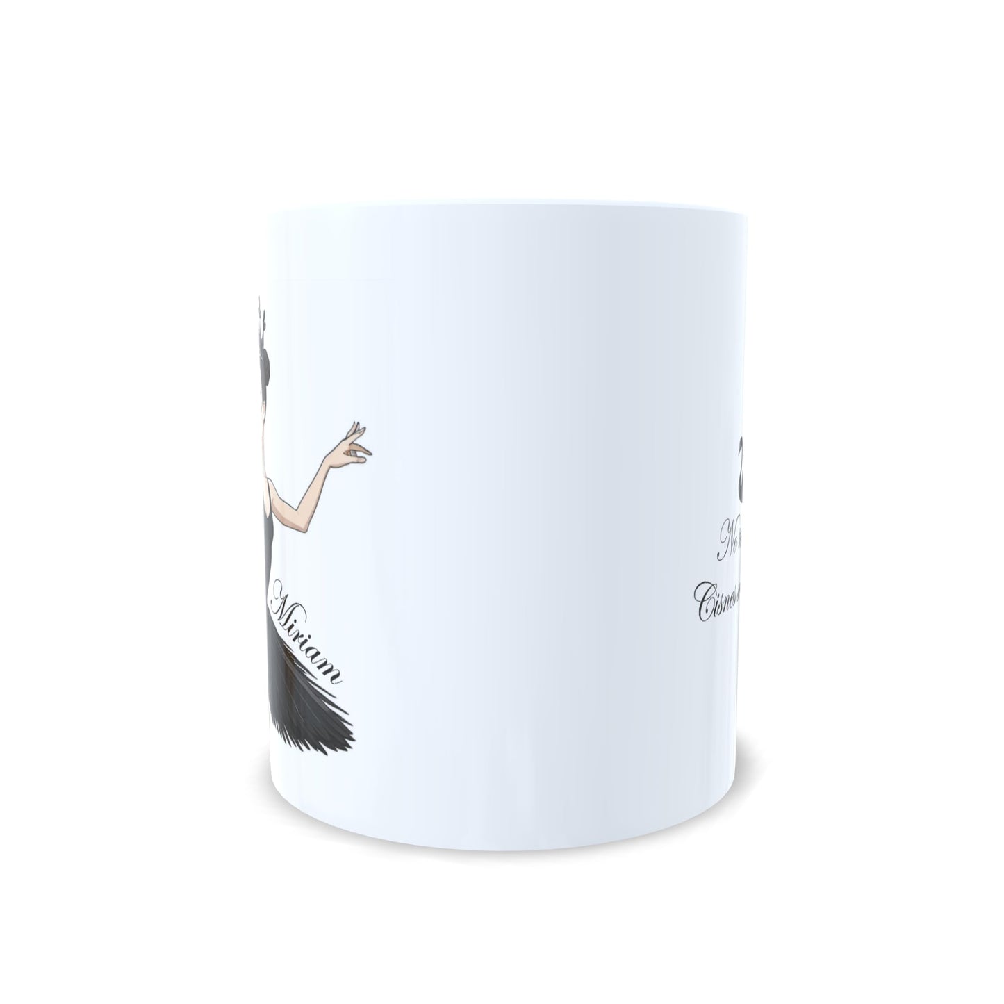Ballet lago de los cisnes - Taza personalizada con nombre