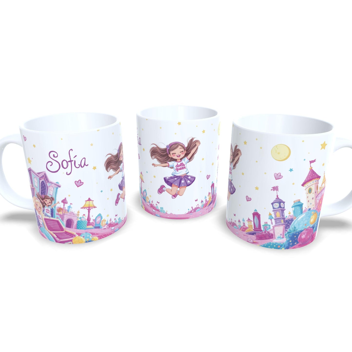 Muñeca Inspiración Barbie "Dolls Queen" - Taza personalizada