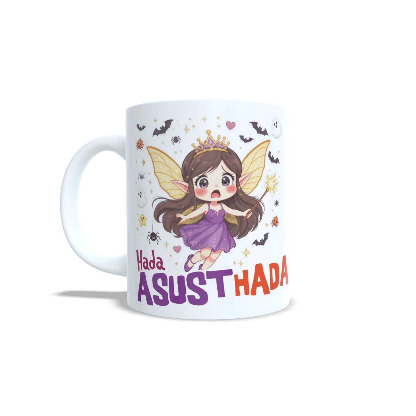 Hada Asusthada Asustada Magia - Taza personalizada Halloween