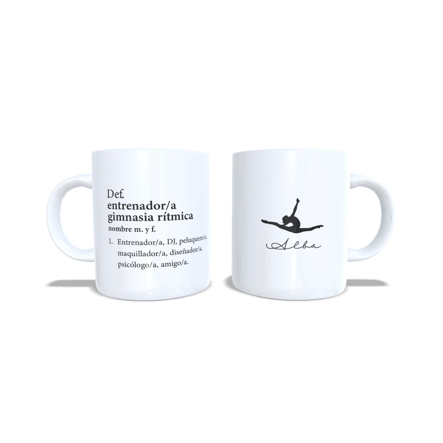 Definicion de entrenadora - Taza personalizada gimnasia ritmica