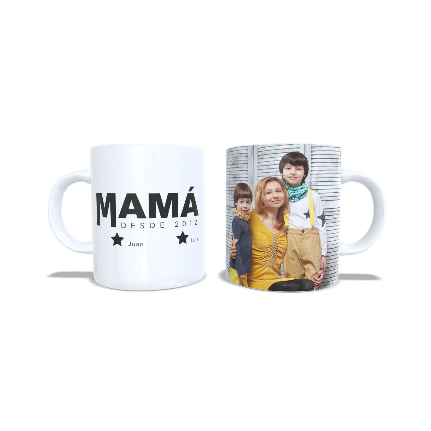 Con foto y nombres de hijos día de la madre mama desde