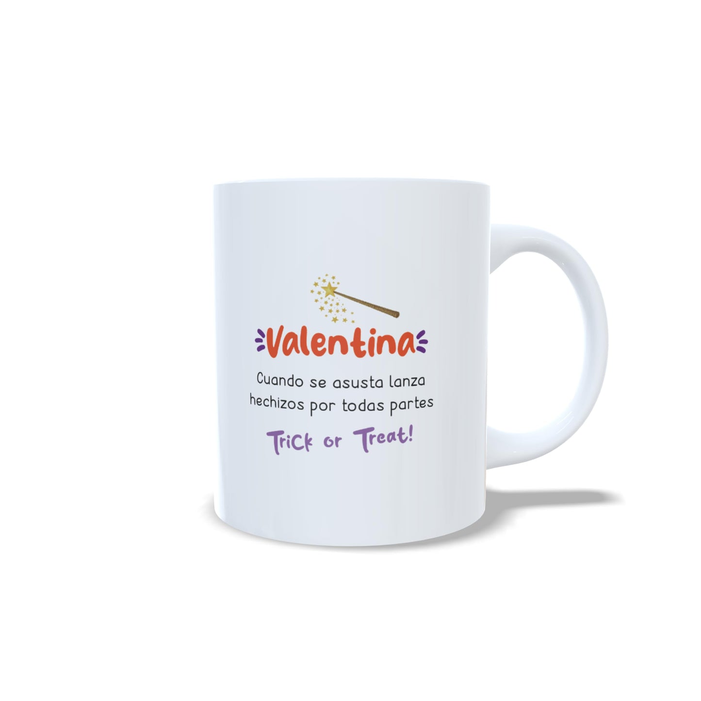 Hada Asusthada Asustada Magia - Taza personalizada Halloween