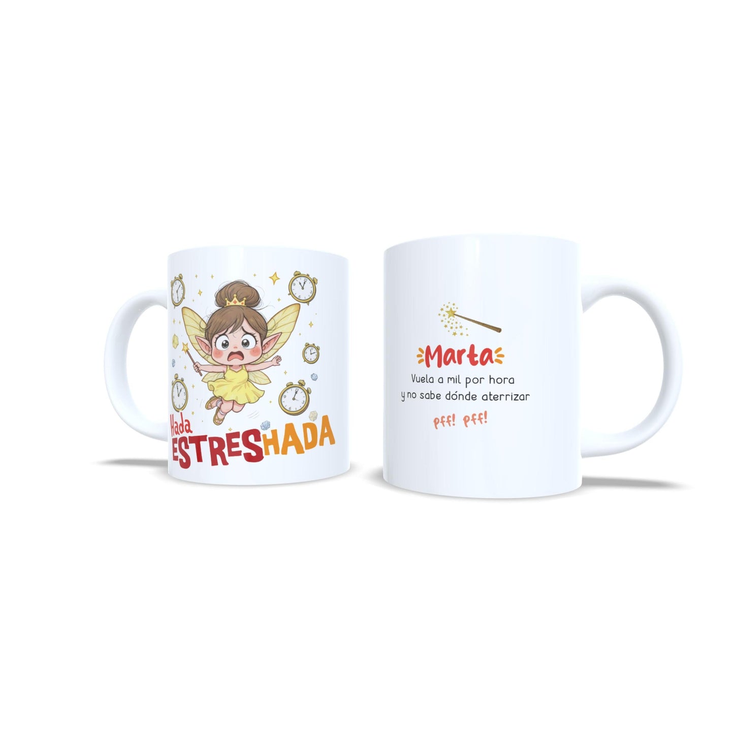 Hada Estresada Estreshada - Taza personalizada estres