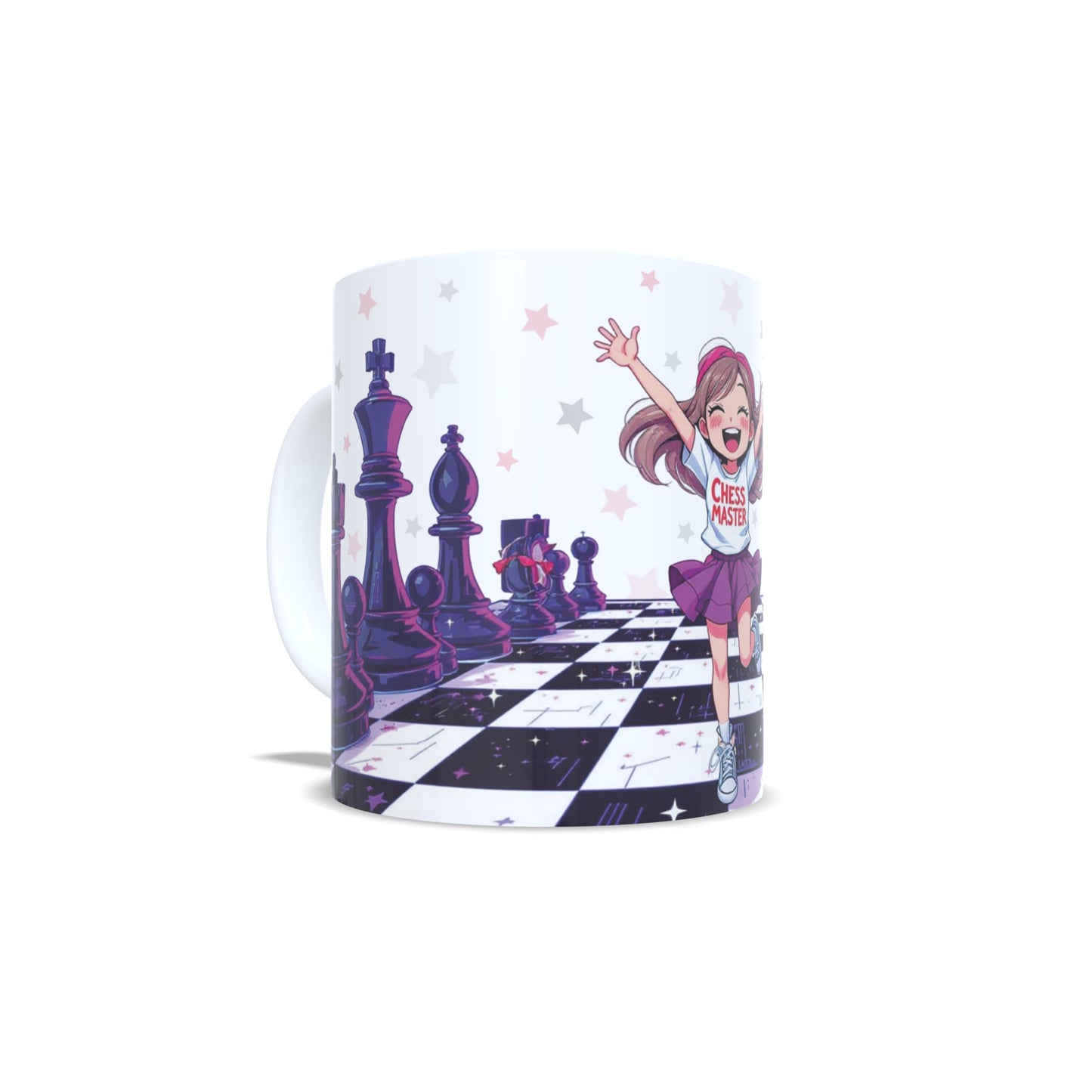 Chess Master del Ajedrez, versión niña - Taza personalizada