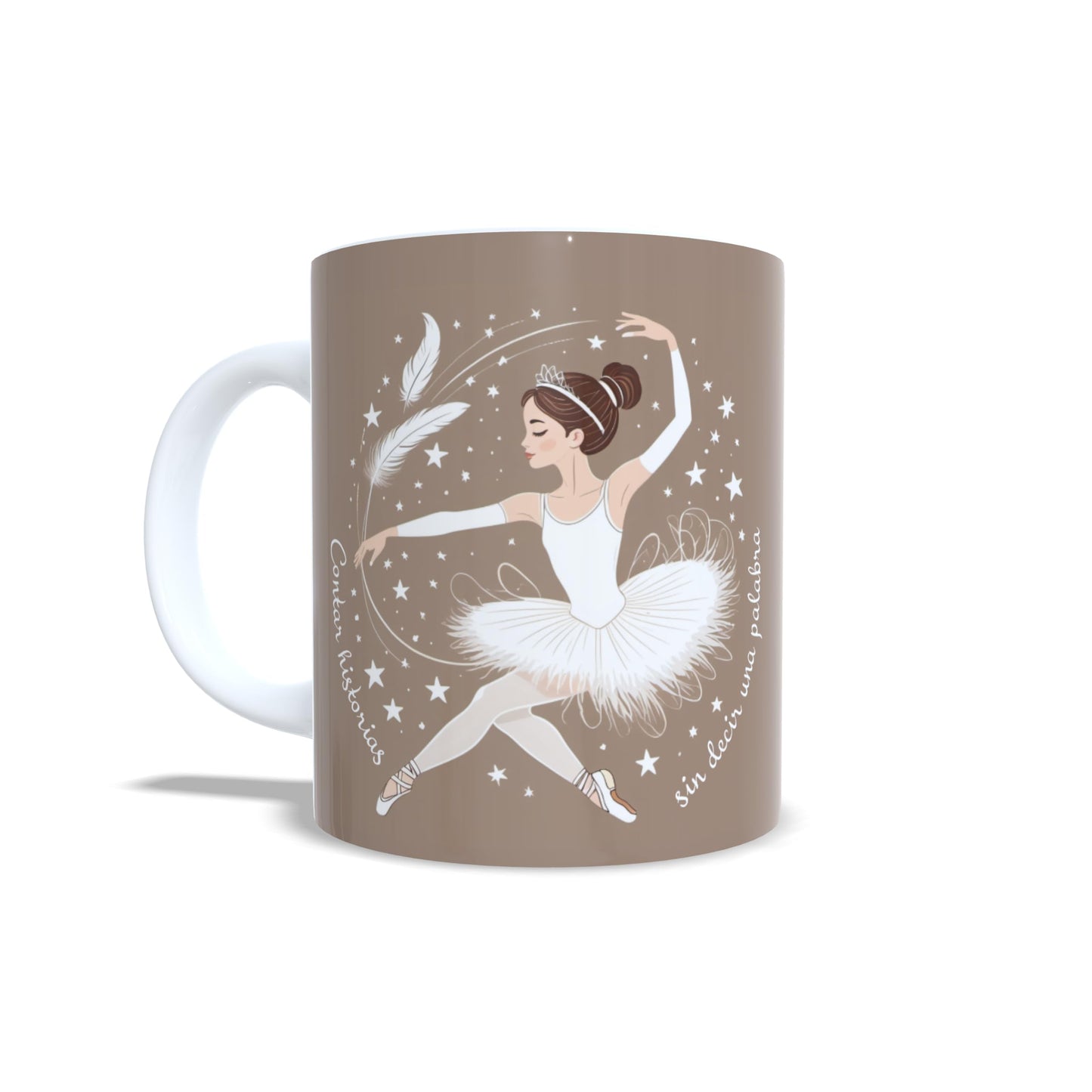 Contar historias sin decir una palabra - Taza de Ballet personalizada