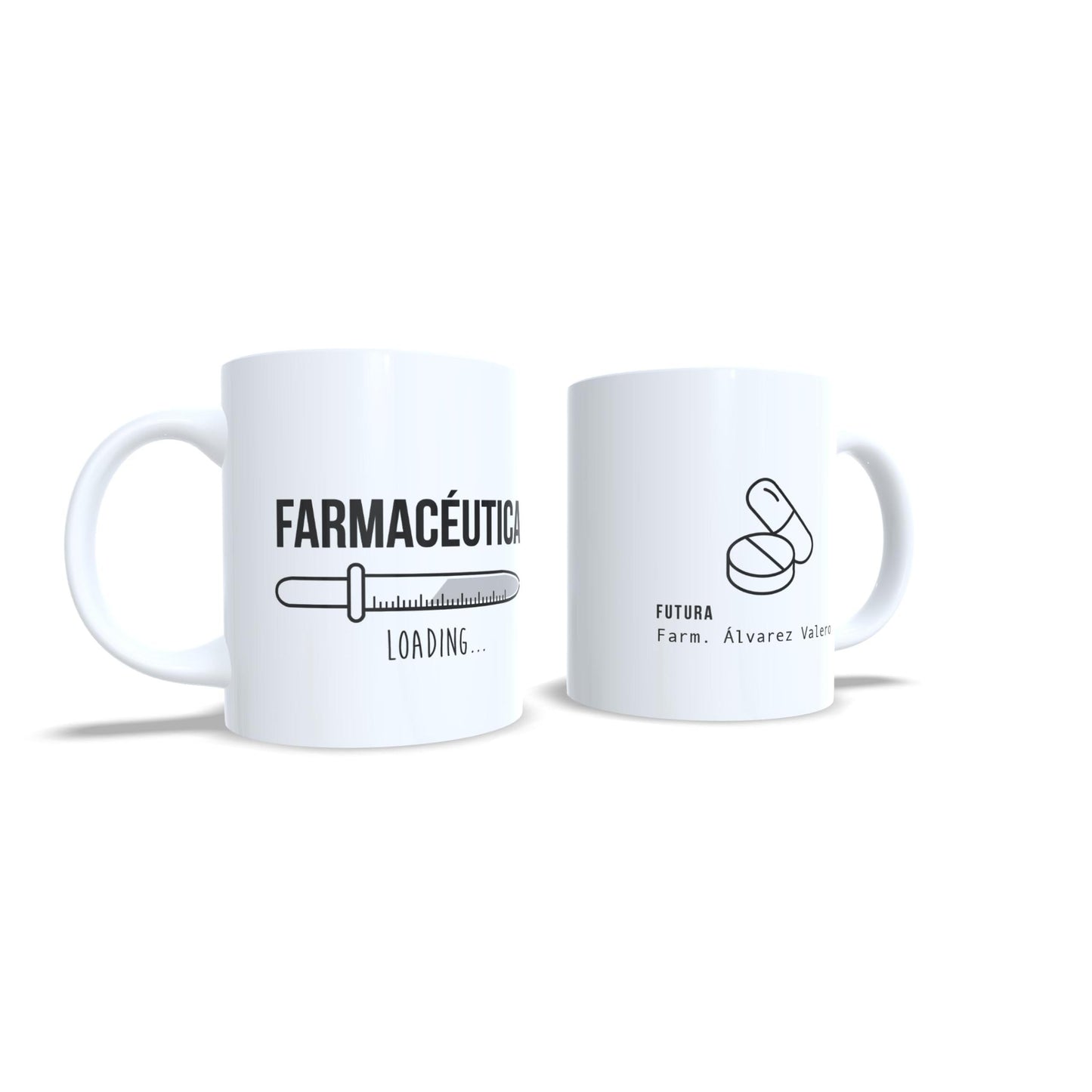 Futuro Farmacéutico o Farmacéutica - Taza personalizada estudiantes