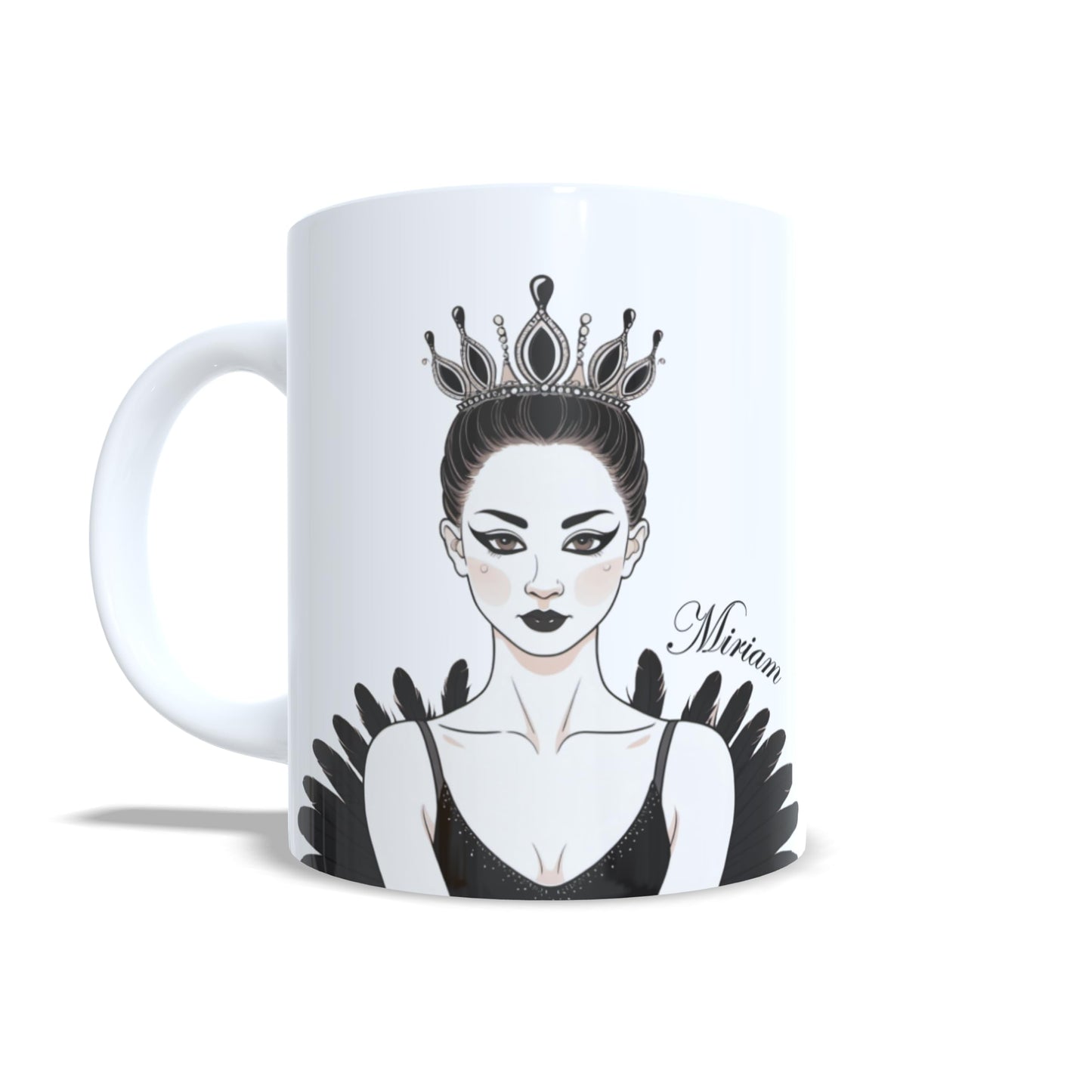 Cisne negro lago de los cisnes - Taza ballet personalizada