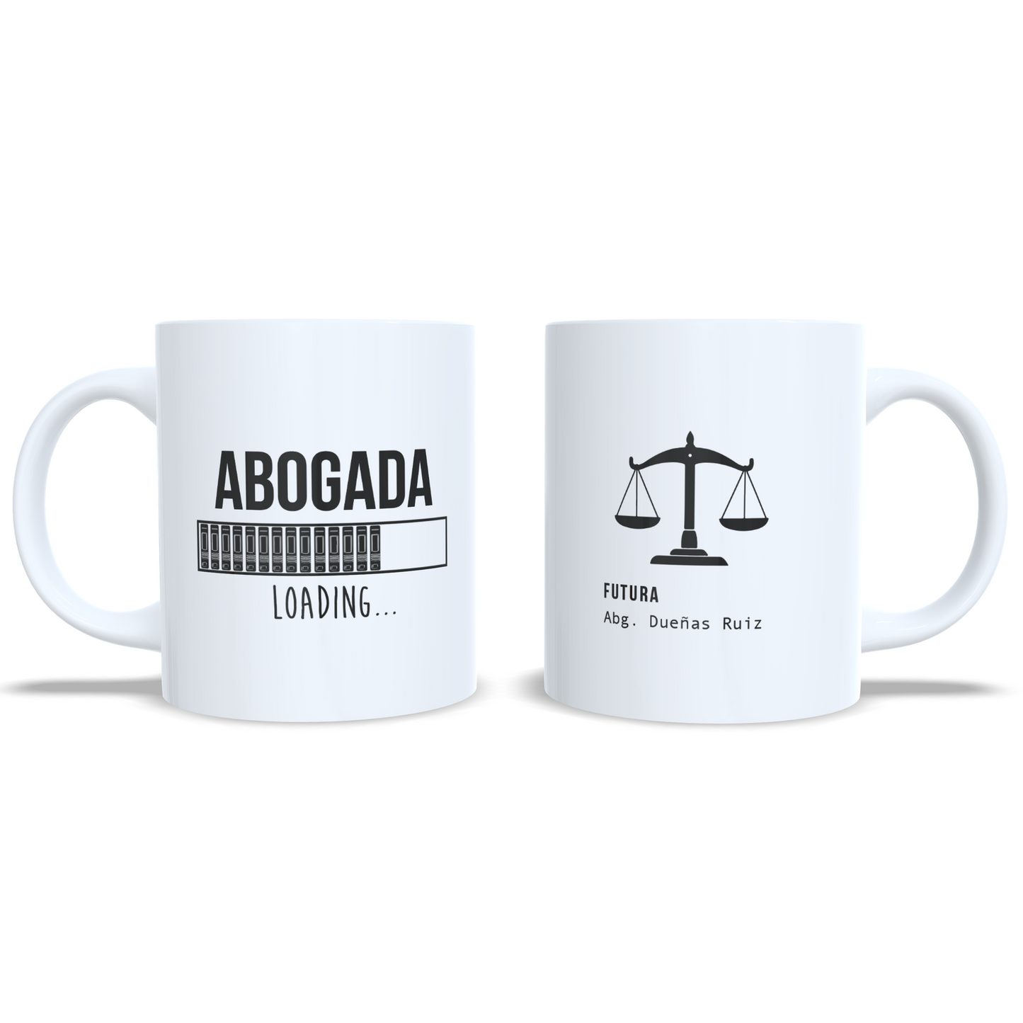 Futuro Abogado o Abogada - Taza personalizada estudiantes Derecho