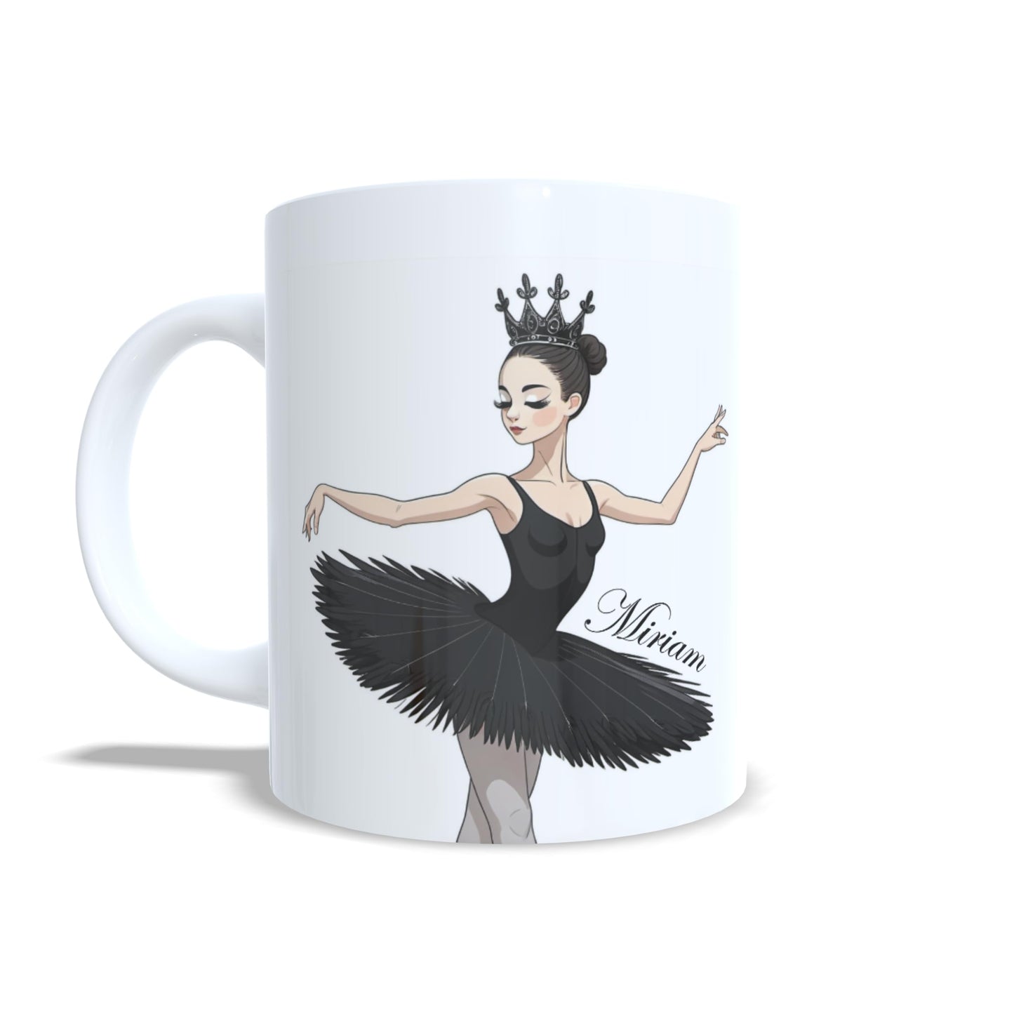 Ballet lago de los cisnes - Taza personalizada con nombre