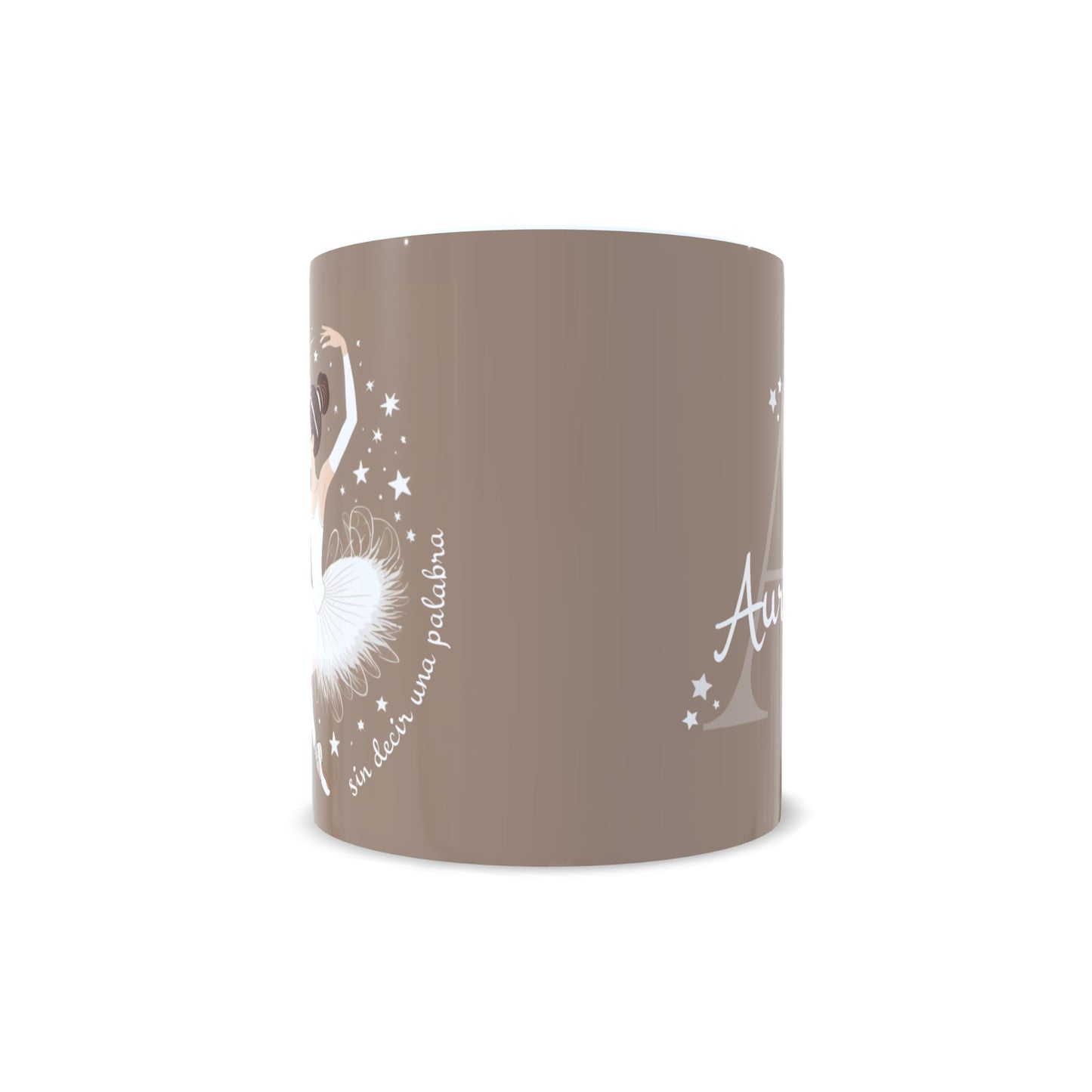 Contar historias sin decir una palabra - Taza de Ballet personalizada