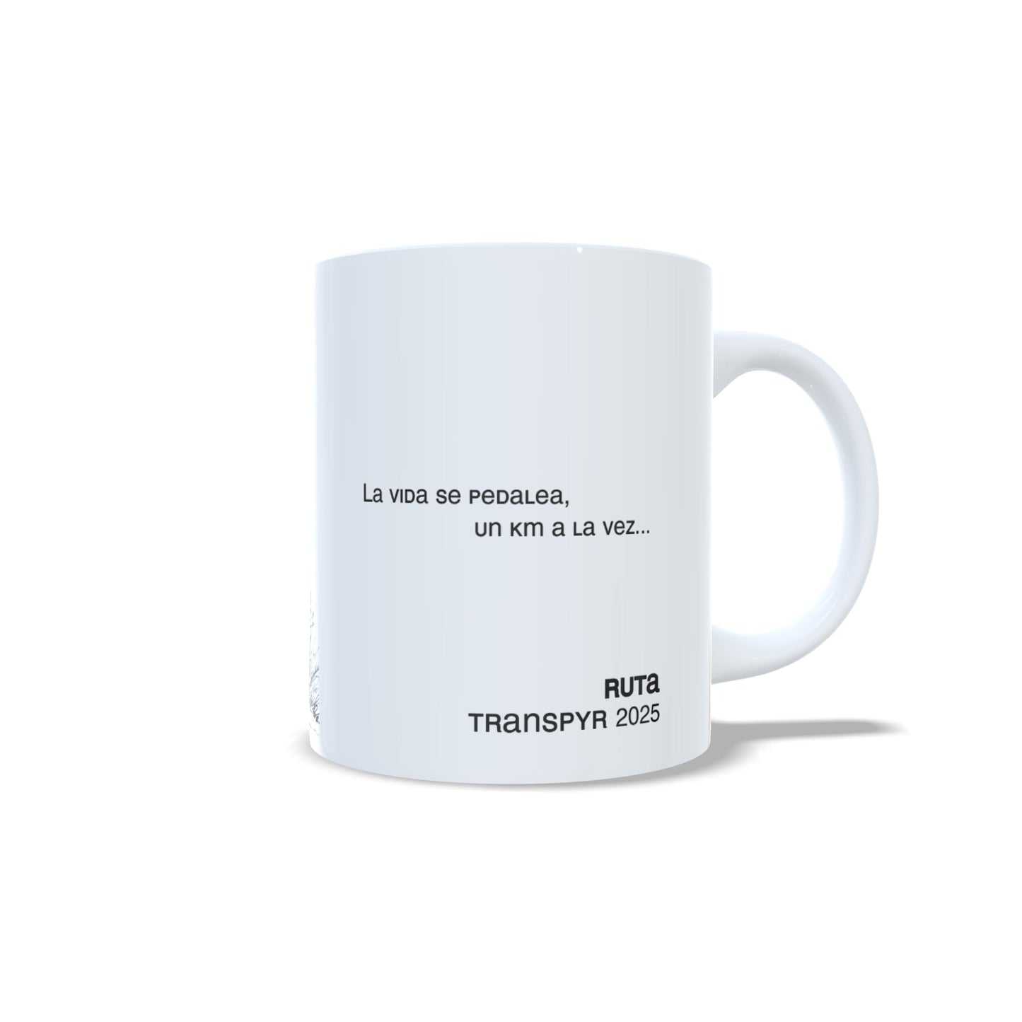 Ciclistas recuerdo rutas regalo personalizado taza bicicleta