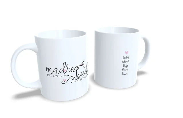 Fechas Madre y Abuela regalo para abuelas personalizado