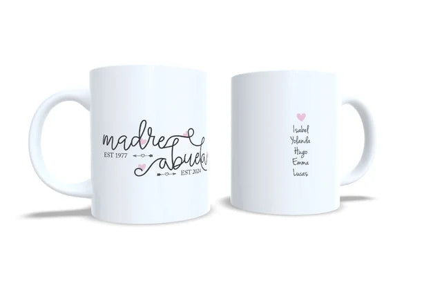 Fechas Madre y Abuela regalo para abuelas personalizado