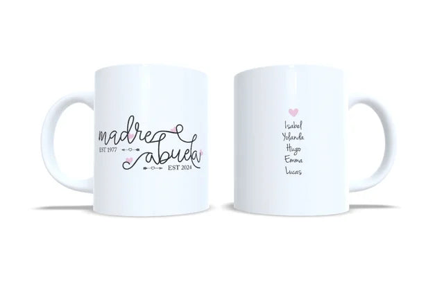 Fechas Madre y Abuela regalo para abuelas personalizado