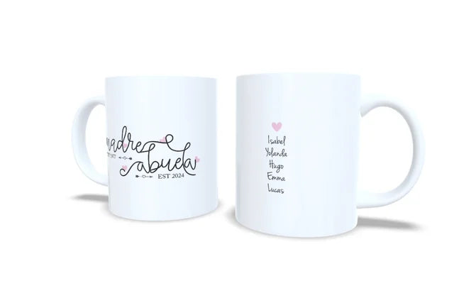 Fechas Madre y Abuela regalo para abuelas personalizado