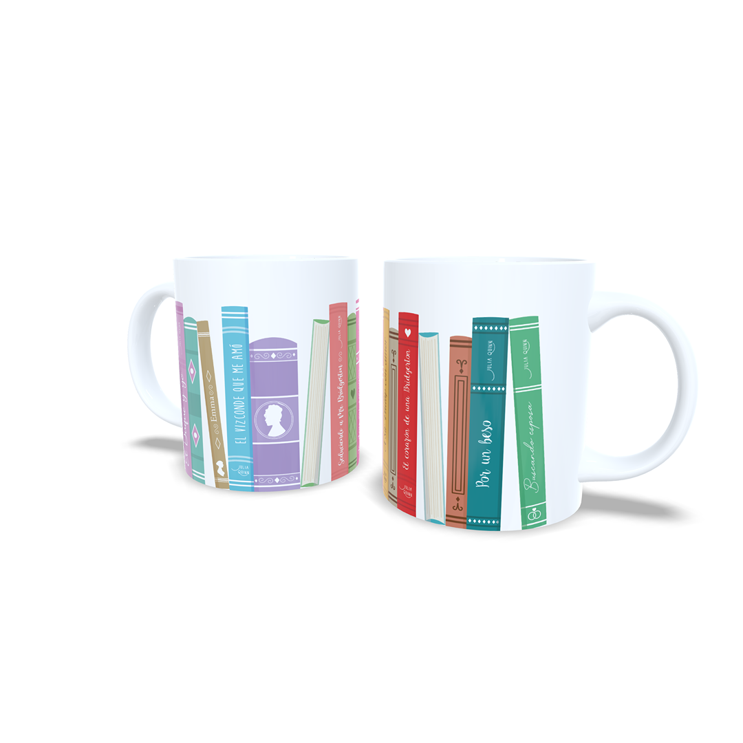 Libreria libros Julia Quinn Los Bridgerton - Taza personalizada