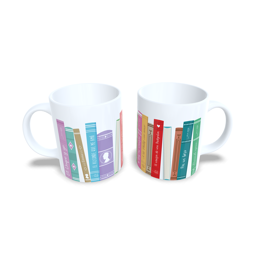 Libreria libros Julia Quinn Los Bridgerton - Taza personalizada