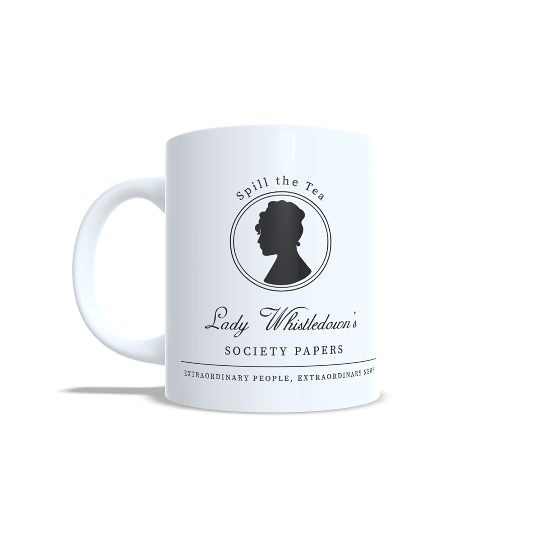 Inspirada en Lady Whistledown de Los Bridgerton - Taza