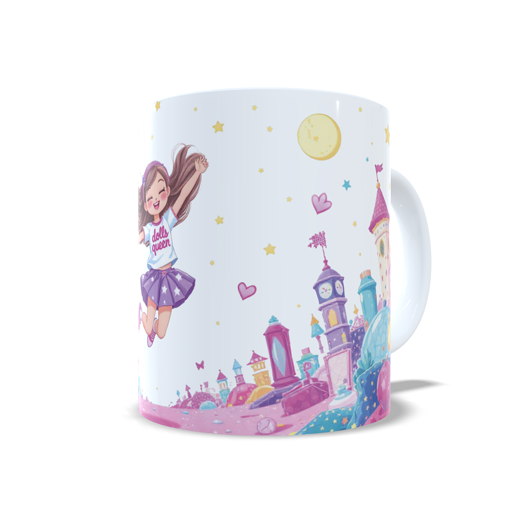 Muñeca Inspiración Barbie "Dolls Queen" - Taza personalizada