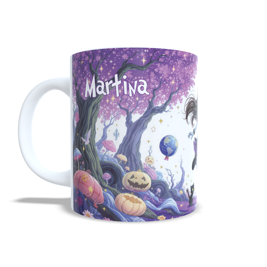 Halloween Inspiración Miercoles Monster high - Taza personalizada