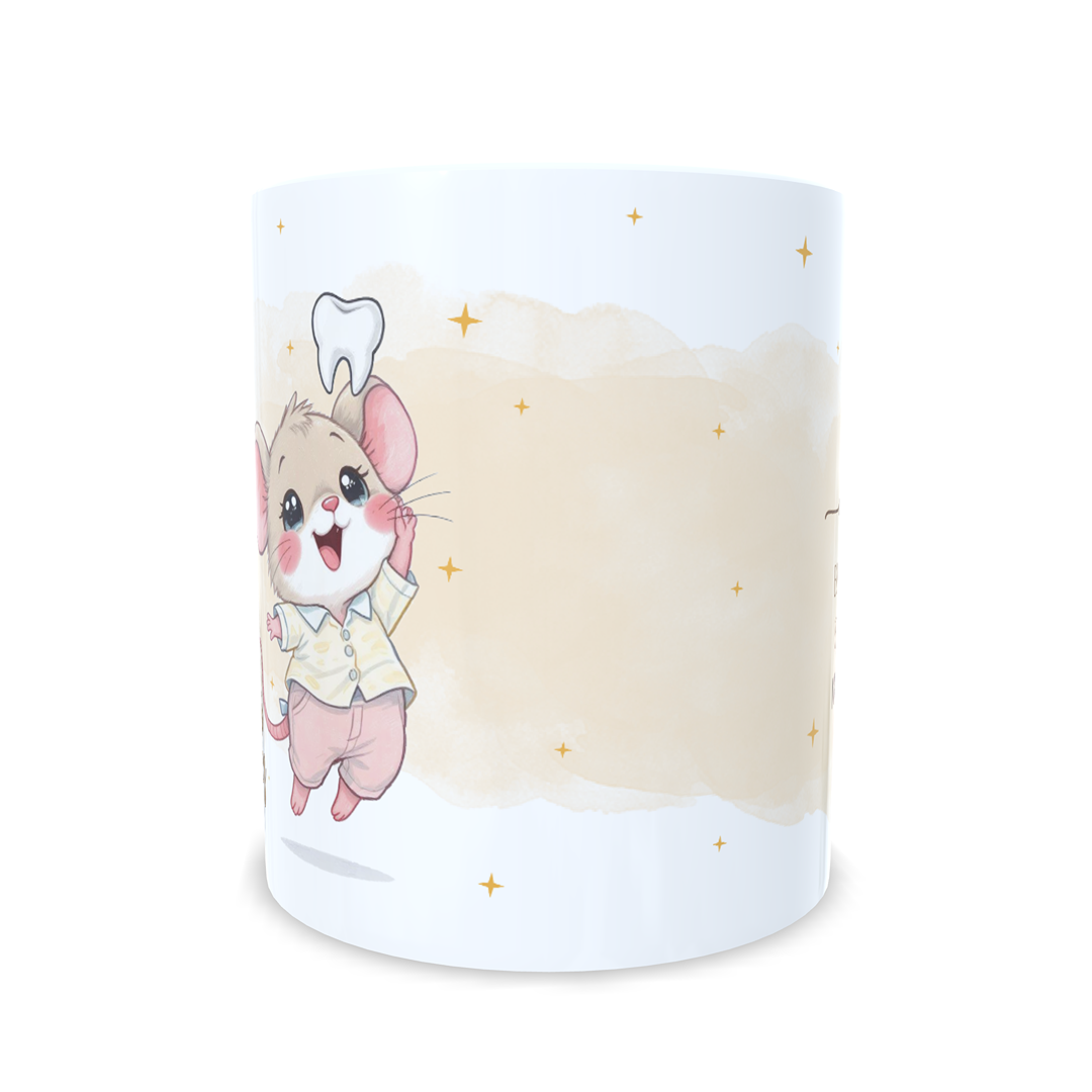 El ratoncito Perez taza personalizada con nombre y mensaje