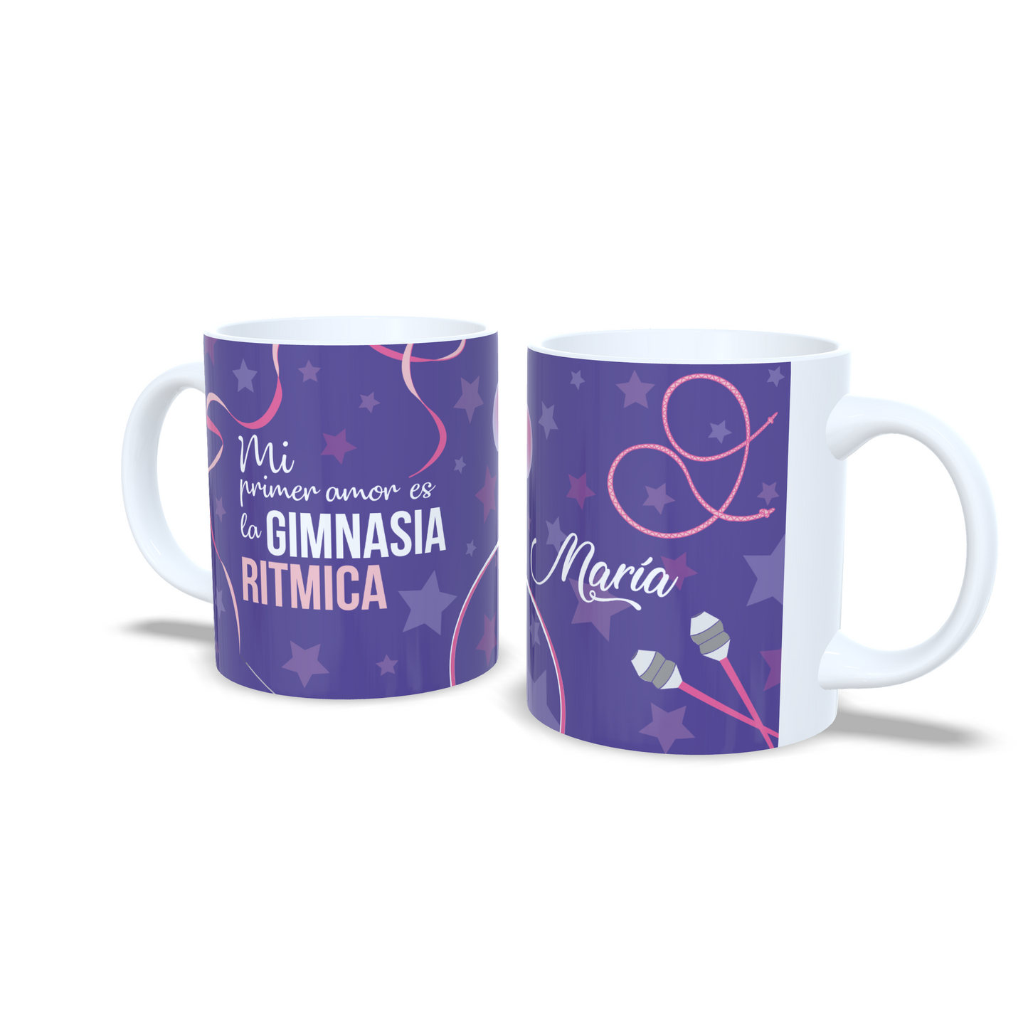 Mi primer amor es la gimnasia ritmica - Taza personalizada