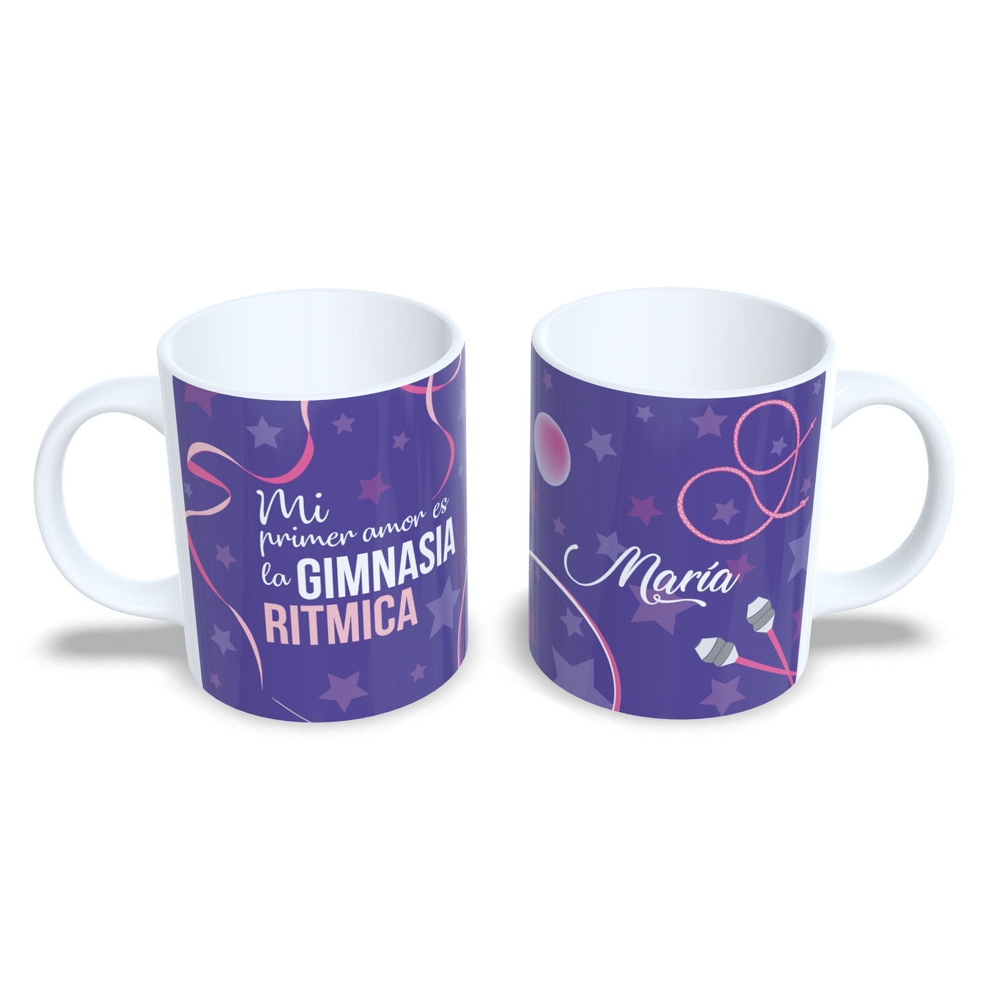 Mi primer amor es la gimnasia ritmica - Taza personalizada