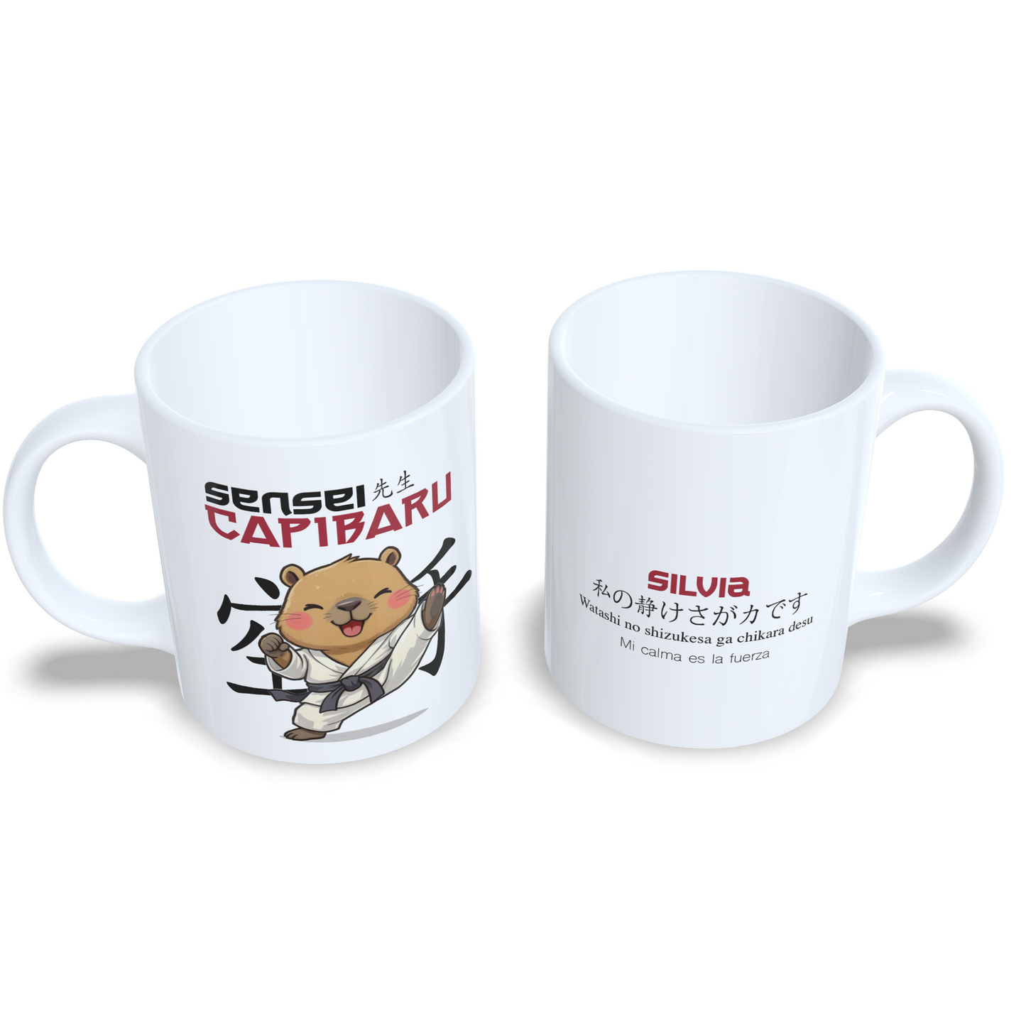 Sensei Capibaru capibara karate karateka - Taza personalizada