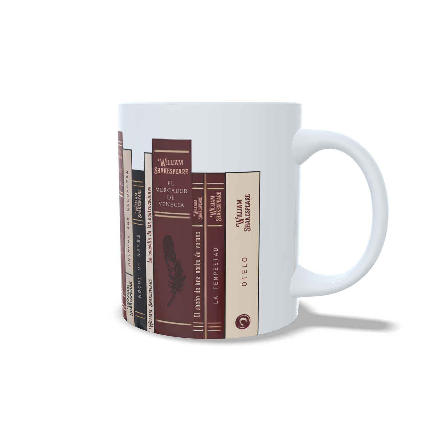 Libreria libros William Shakespeare - Taza personalizada