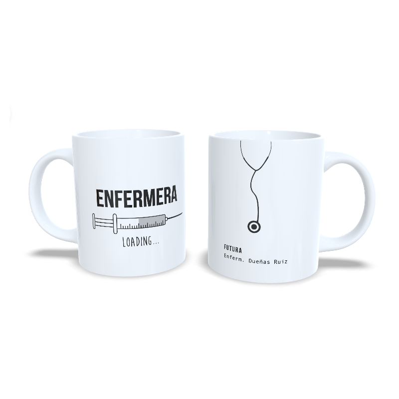 Futuro Enfermera o Enfermero - Taza personalizada estudiantes