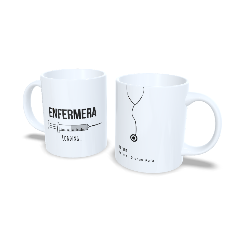 Futuro Enfermera o Enfermero - Taza personalizada estudiantes