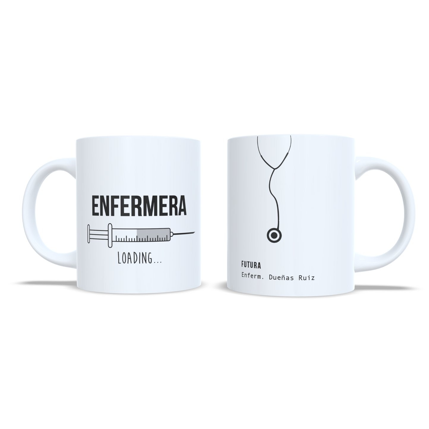 Futuro Enfermera o Enfermero - Taza personalizada estudiantes