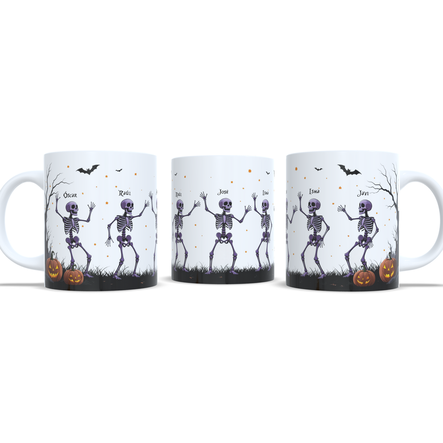taza personalizada esqueletos halloween calabazas regalos personalizados rivas vaciamadrid 3