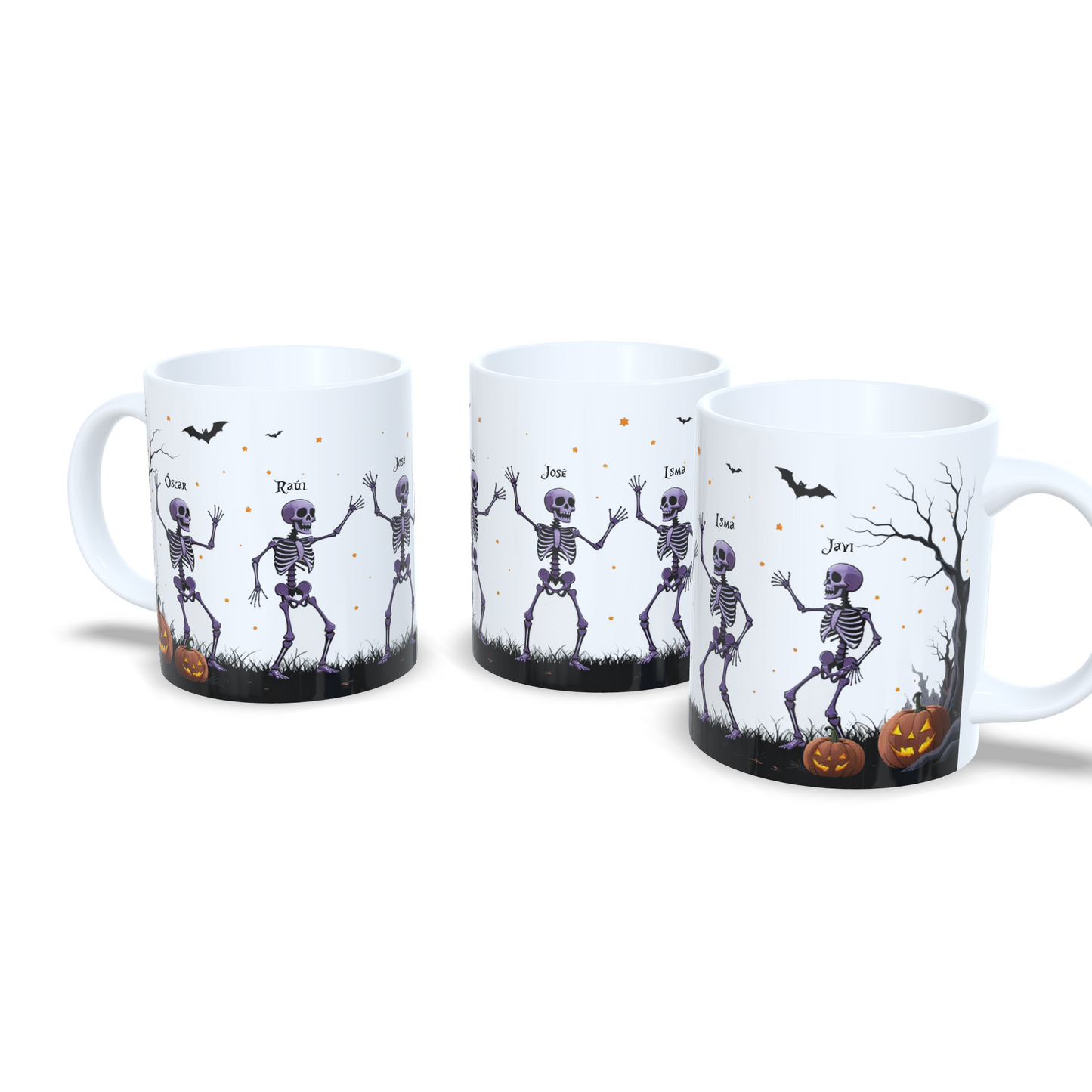 taza personalizada esqueletos halloween calabazas regalos personalizados rivas vaciamadrid 4