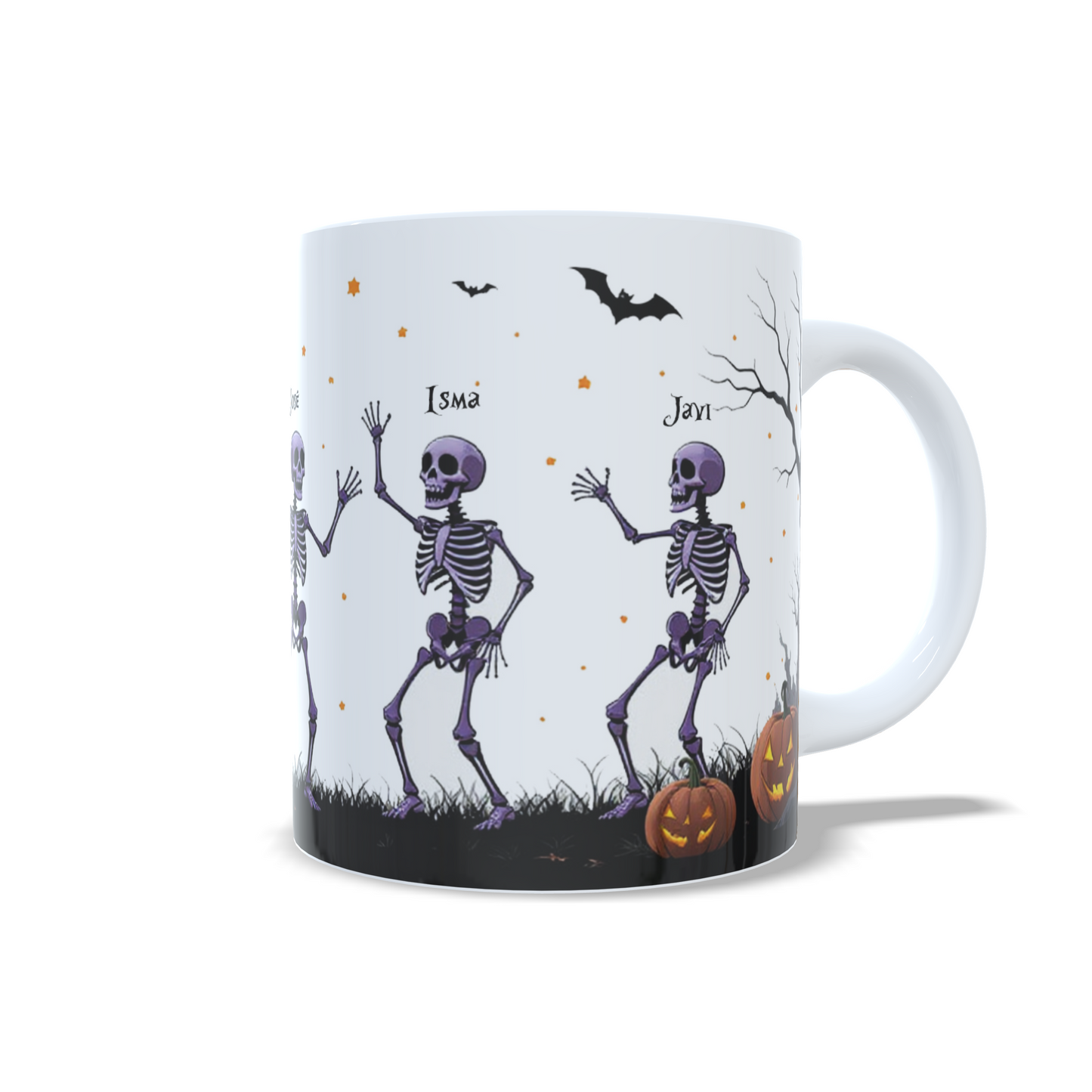 taza personalizada esqueletos halloween calabazas regalos personalizados rivas vaciamadrid 2