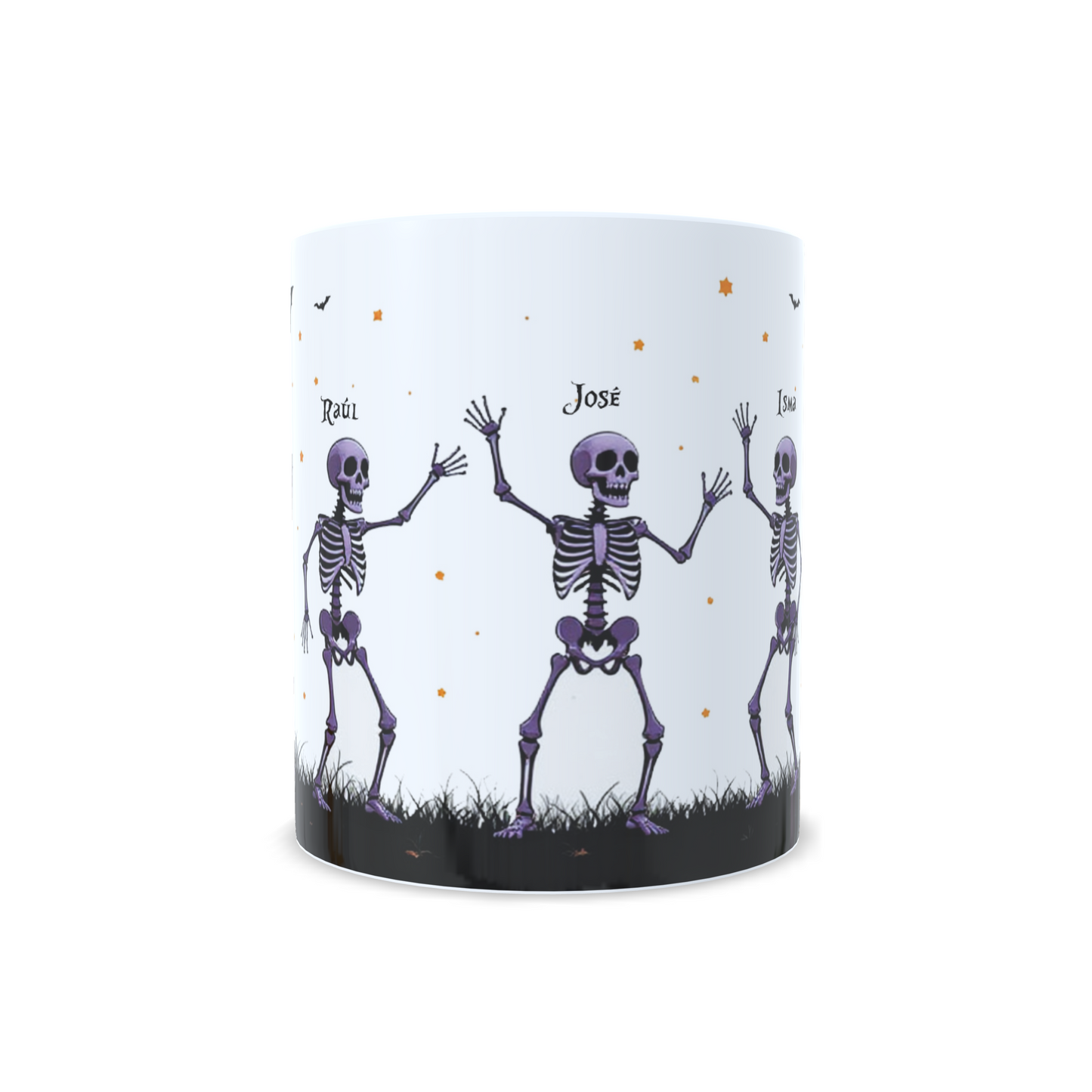 taza personalizada esqueletos halloween calabazas regalos personalizados rivas vaciamadrid