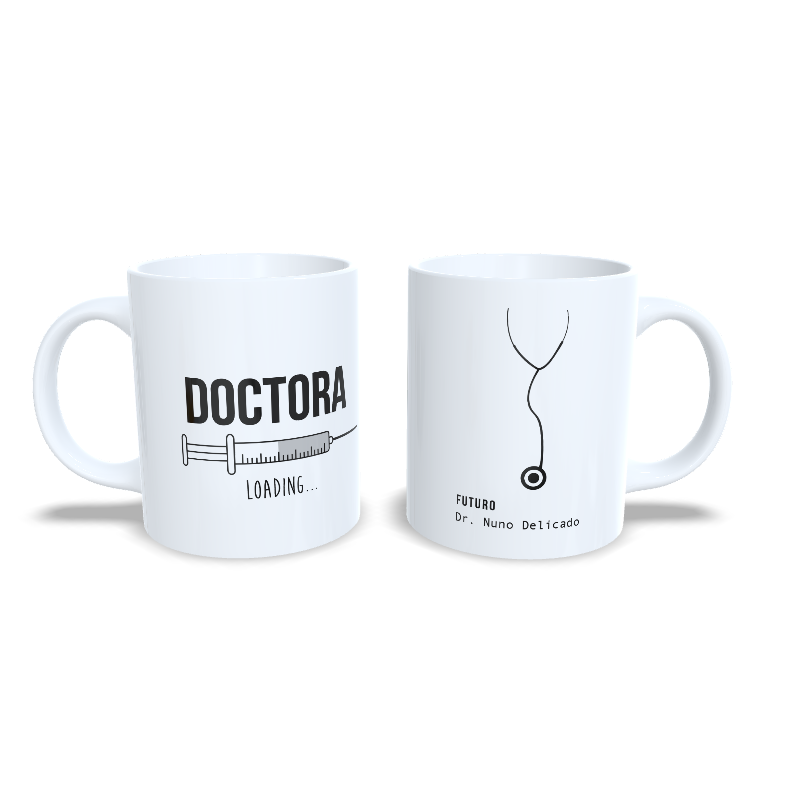 Futuro doctor o doctora - Taza personalizada estudiantes