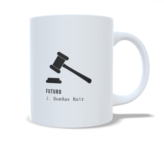 Futuro Juez o Jueza - Taza personalizada estudiantes