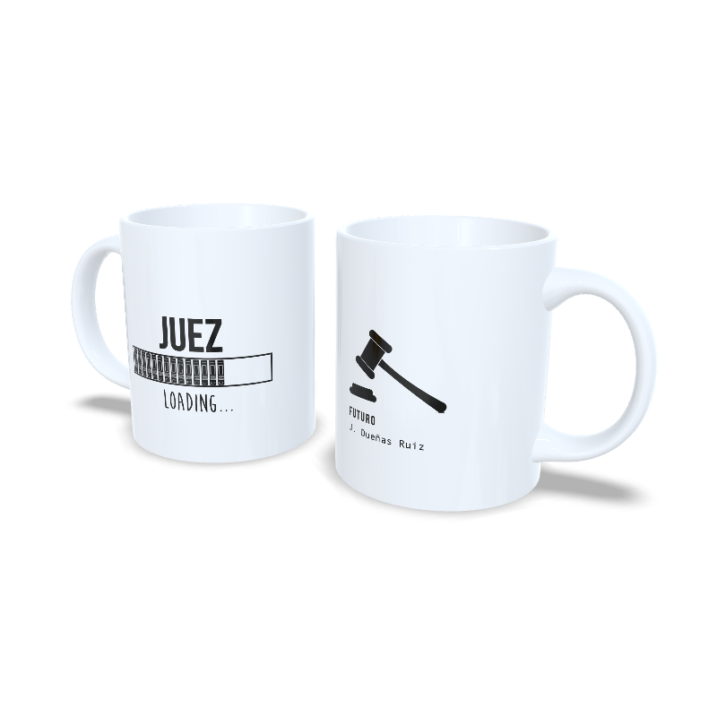 Futuro Juez o Jueza - Taza personalizada estudiantes