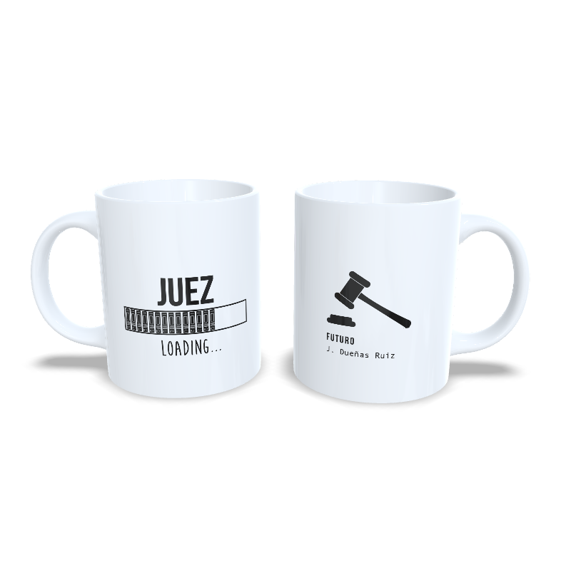 Futuro Juez o Jueza - Taza personalizada estudiantes