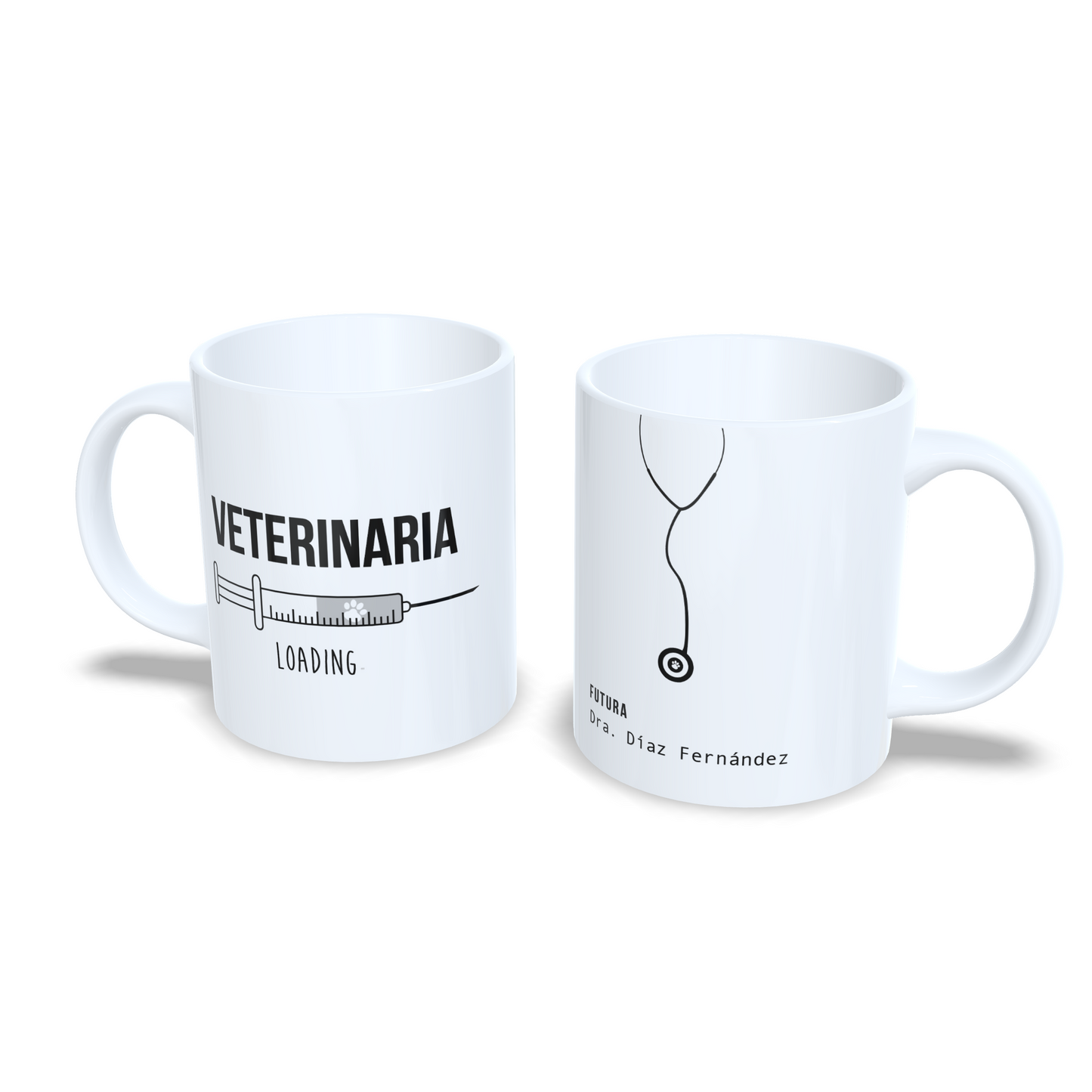 Futuro Veterinario o Veterinaria - Taza personalizada estudiantes